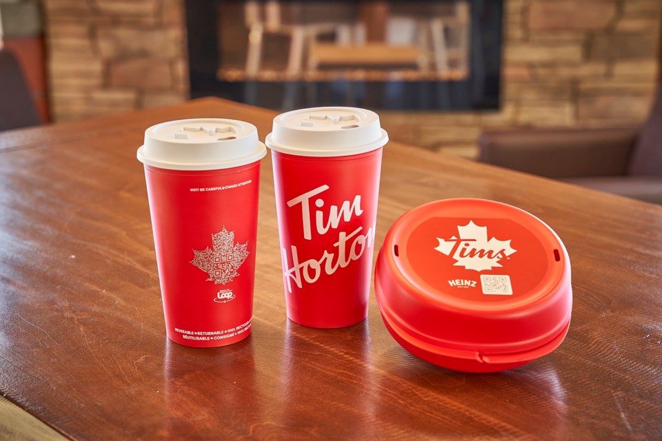 Starting Wednesday, you can order a cold Tim Hortons beverage in a reusable cup