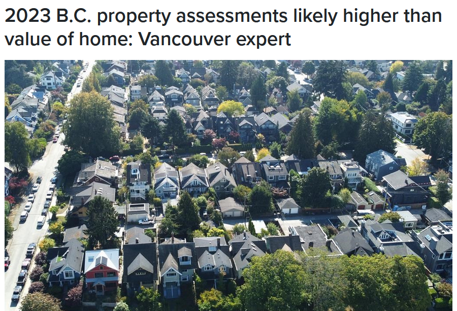 2023 BC property assessments see high value