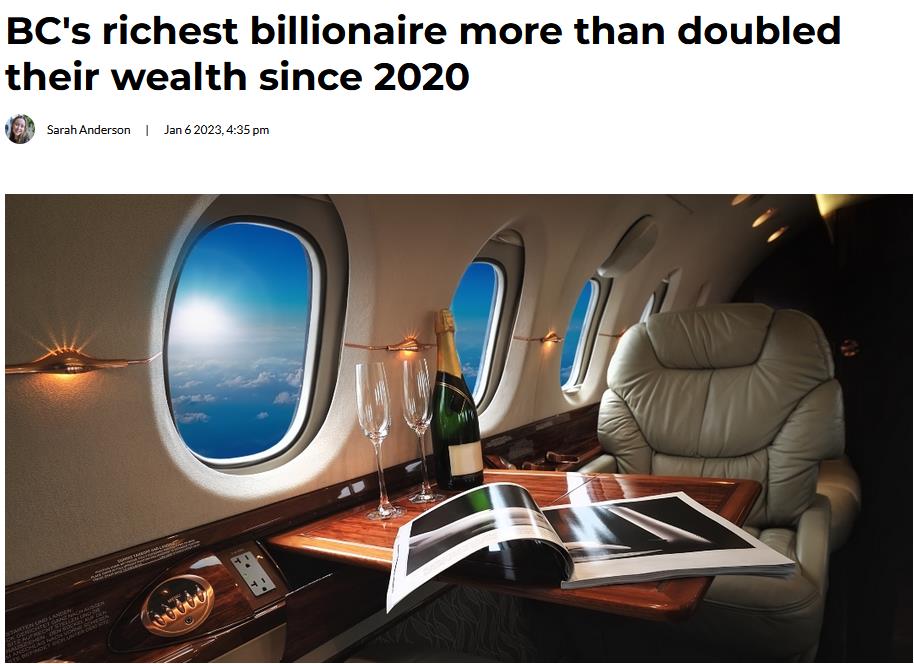 BC’s richest billionaire more than doubled their wealth since 2020