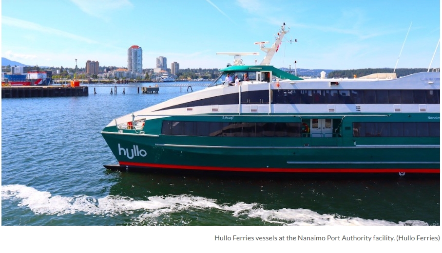 Hullo: Downtown Vancouver to Nanaimo ferries reveal start date