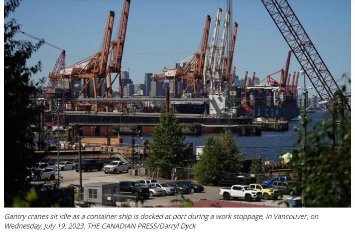 Breakthrough in B.C. port dispute as new tentative deal reached