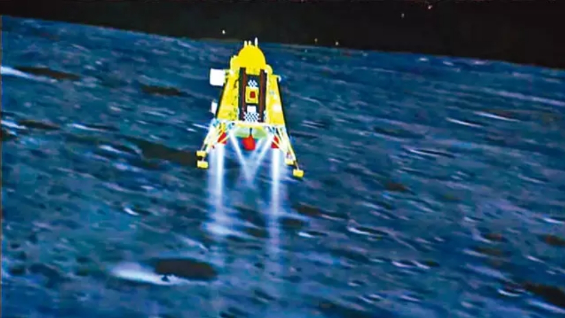 印度探測器登陸月球南極