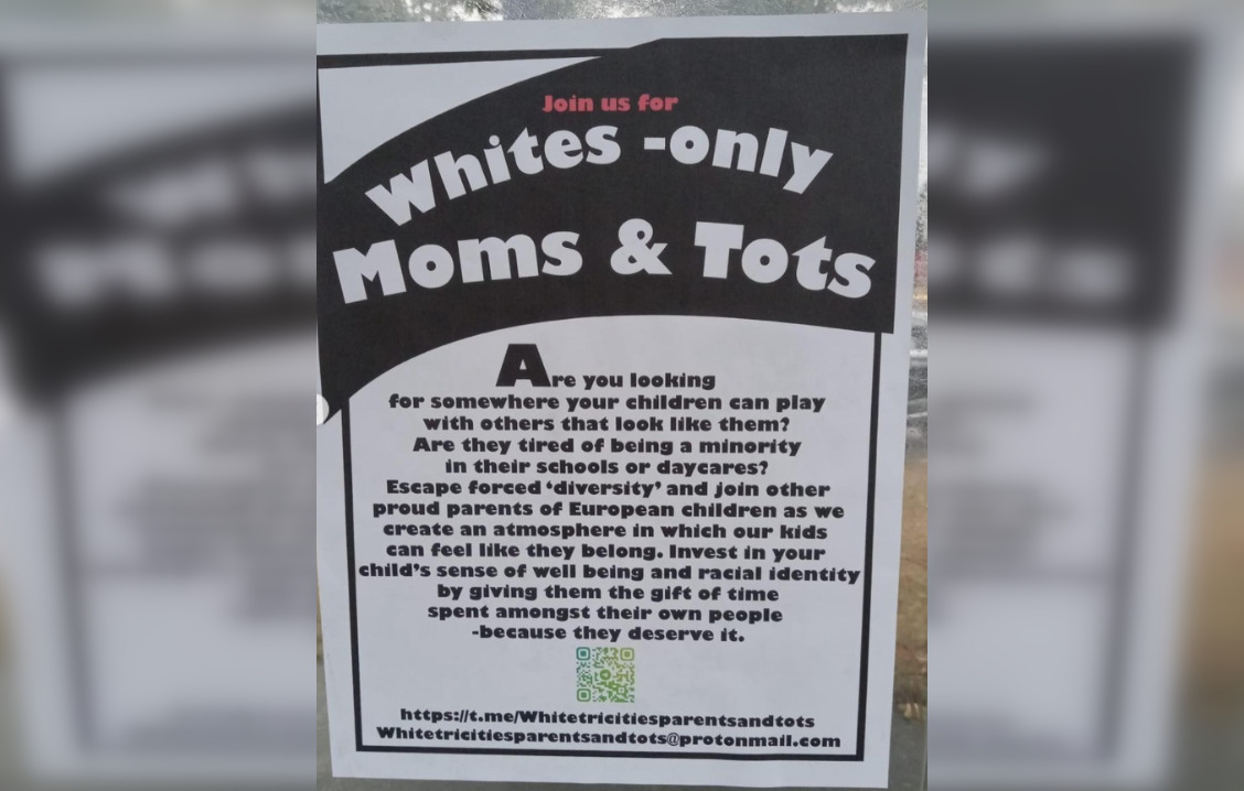 RCMP notified after ‘whites-only’ posters go up in the Tri-Cities