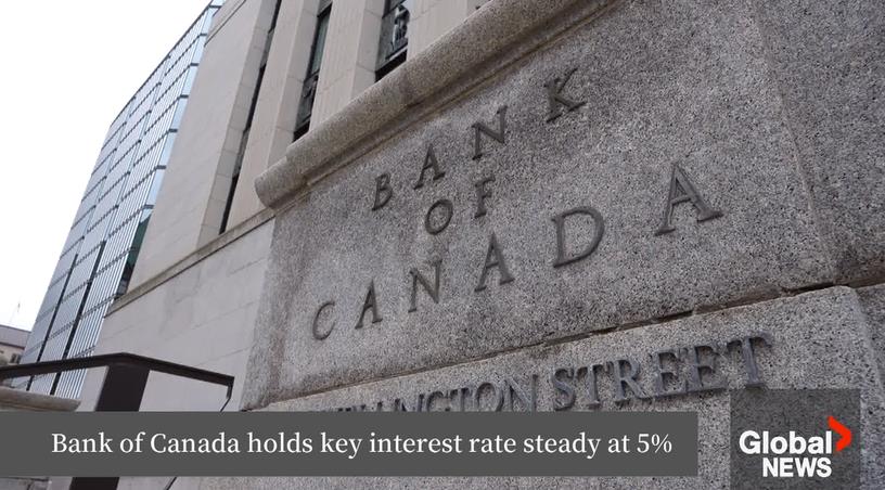 Bank of Canada holds key interest rate steady in final decision of 2023