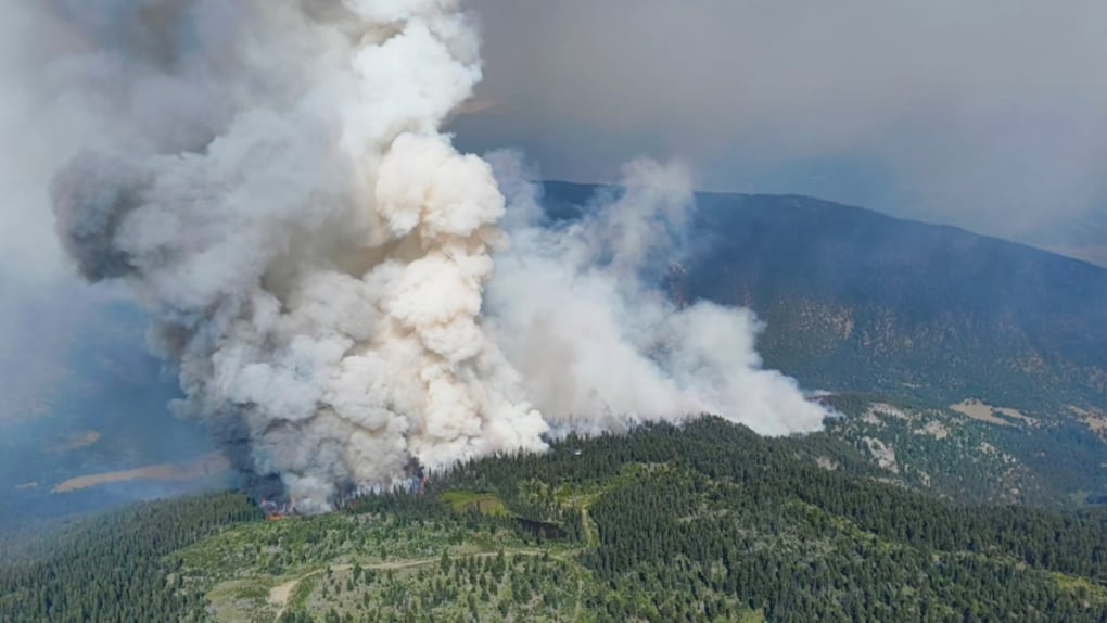 Evacuation order issued due to Shetland Creek wildfire south of Ashcroft, B.C.