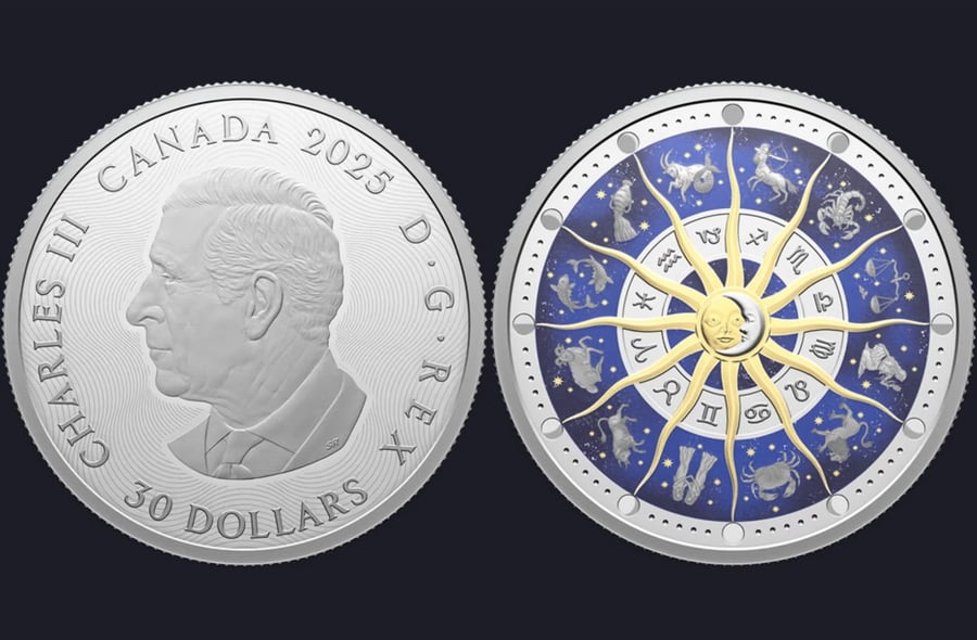 Canada’s new silver horoscope coin has a nostalgic celestial vibe