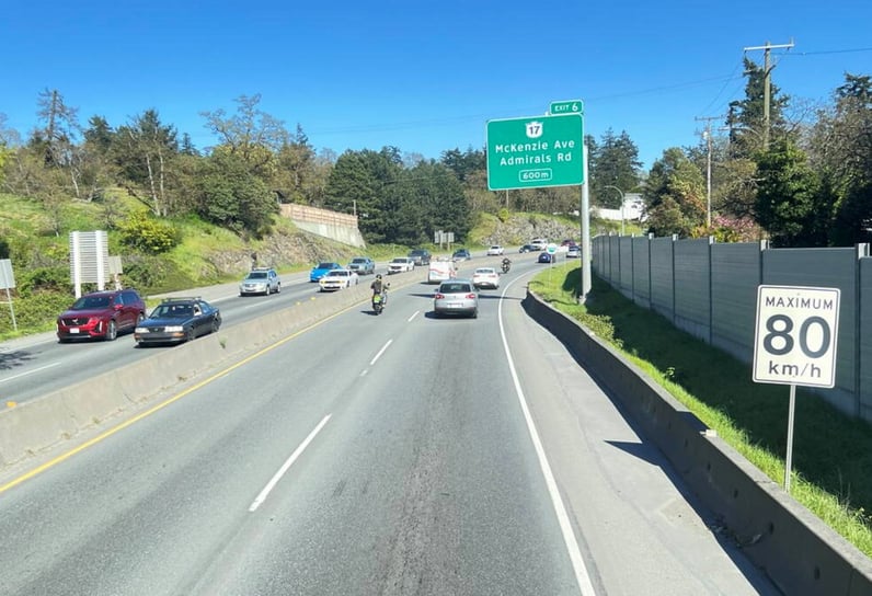 Work on bus-on-shoulder project starts on Trans-Canada Highway