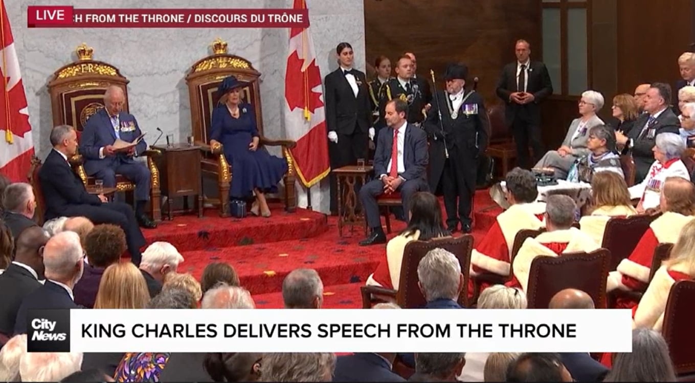 King Charles officially opens Parliament with throne speech