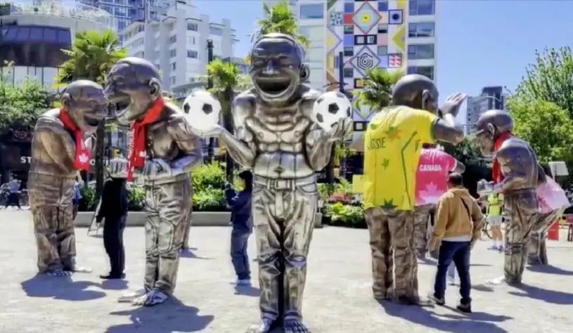 溫市雕像世界盃球衣屢被偷