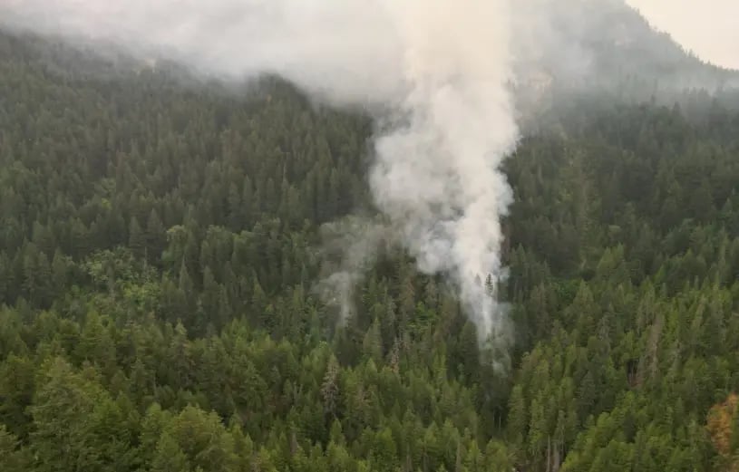 卑詩失控山火兩日擴大12倍