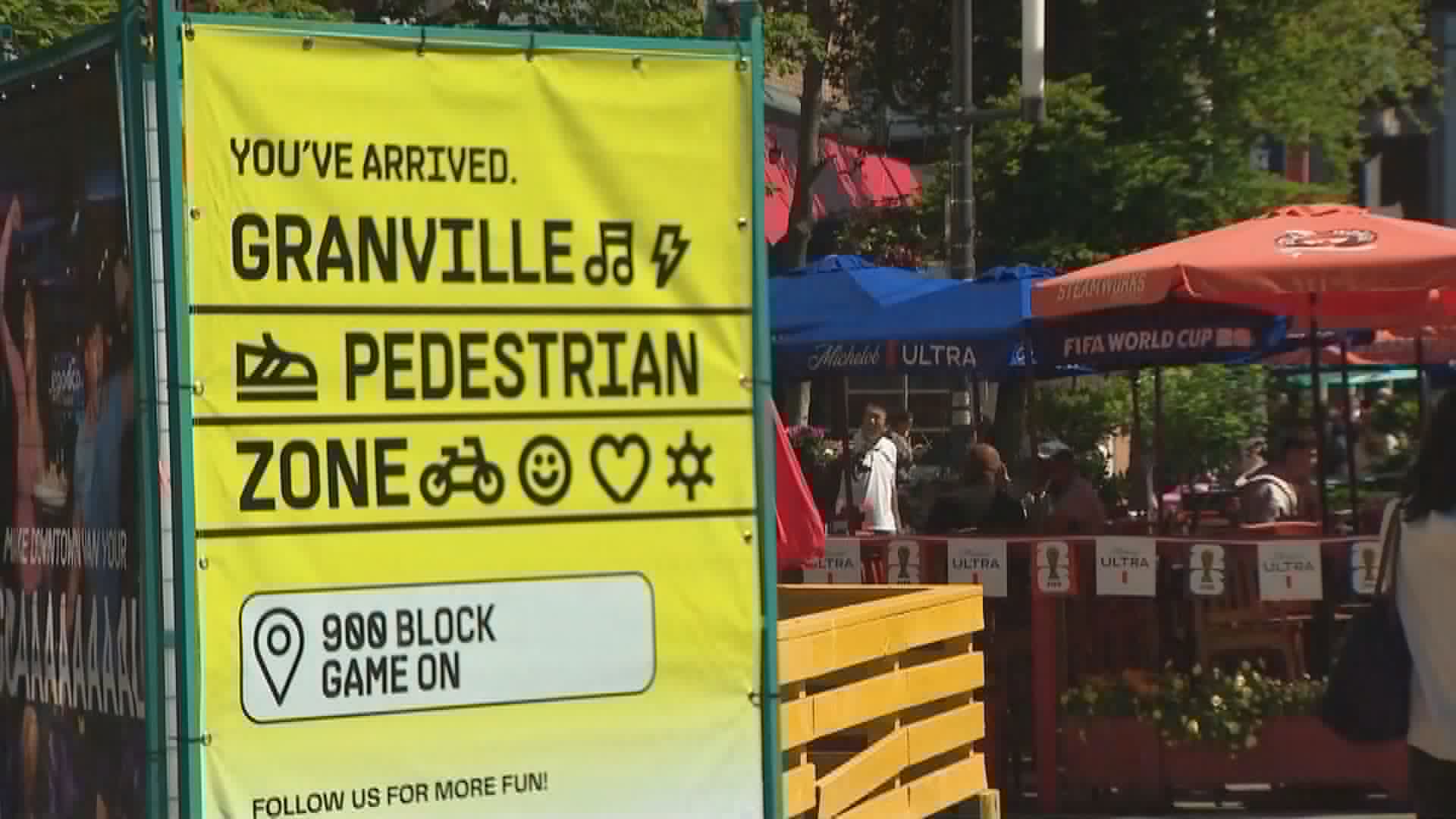 Vancouver extends Pedestrian Zone on Granville Street to Labour Day